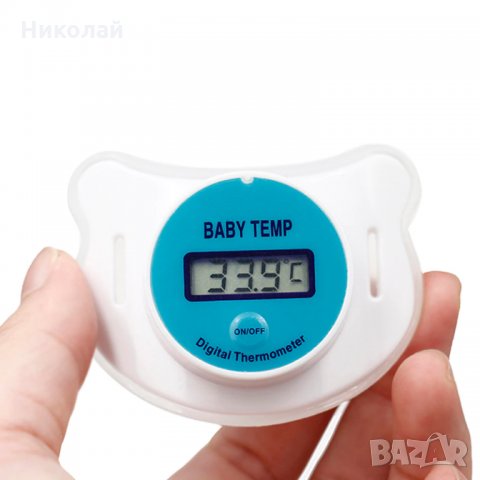 Биберон термометър за бебета , дигитален електронен термометър, снимка 2 - Прибори, съдове, шишета и биберони - 27419140