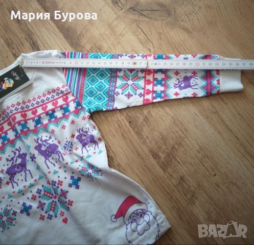 Детска Коледна пижамка размер - 2 годинки , снимка 7 - Бебешки пижами - 27380500