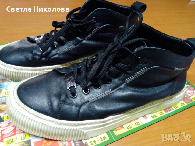 Мъжки  оригинални боти, естествена кожа 42 размер 
