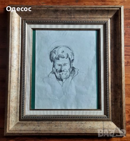 Владимир Димитров Майстора -рисунка с молив на мъж, снимка 4 - Картини - 28180387