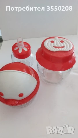 Захарница стъкло, буркан, снимка 5 - Аксесоари за кухня - 50793544