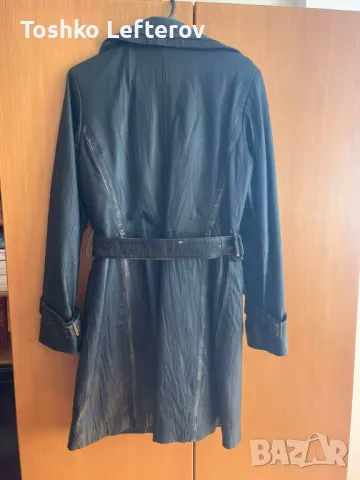 Кожено палто, снимка 2 - Палта, манта - 50202588