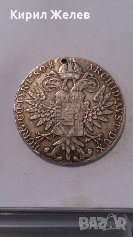 1 талер 1780г. Ранен Рестрайк - 13799, снимка 4 - Нумизматика и бонистика - 28517847