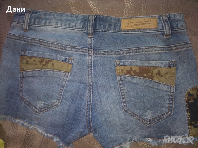 Дамски къси дънкови пантлони bang bang jeans, снимка 6 - Дънки - 28802314