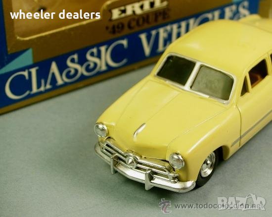 Метална количка ERTL FORD '49 COUPE в мащаб 1/43, снимка 4 - Колекции - 39453834