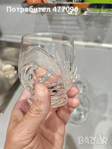 Продавам два сервиза с кристални чаши, снимка 8 - Чаши - 53085267