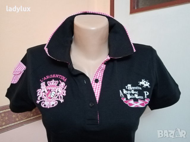 L'Argentina Polo Team, Оригинална и Уникална, Размер L. Код 2081, снимка 2 - Тениски - 43258802