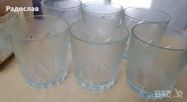 Продавам български чаши масивно стъкло, снимка 4 - Чаши - 35505234
