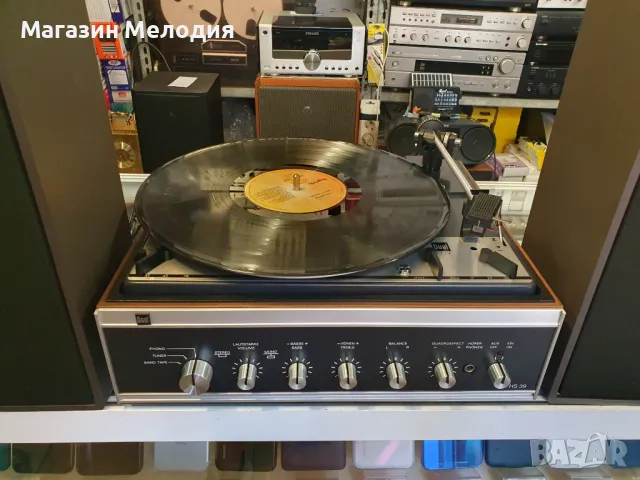 💽📻📀🎶 Грамофон DUAL HS 39 с оригиналните му тонколони. В отлично техническо и визуално състояние., снимка 15 - Грамофони - 47366401