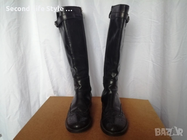 Lavorazione Artigiana №37 дамски ботуши естествена кожа, снимка 6 - Дамски ботуши - 53009156