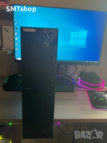 Lenovo ThinkCentre M92p SFF – Intel i5-3470, 4GB RAM, Нов Windows 10 Pro, Почистен