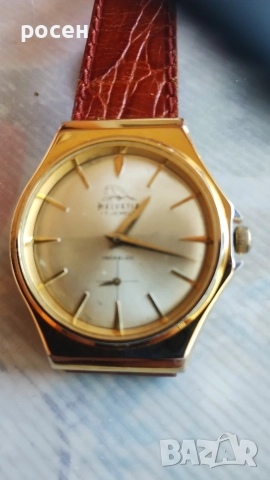 ръчен мъжки часовник helvetia, снимка 2 - Мъжки - 52856696