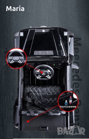 Акумулаторен джип Mercedes G650 Maybach 4X4  12V,MP3, с меки гуми, снимка 16 - Детски велосипеди, триколки и коли - 34850324