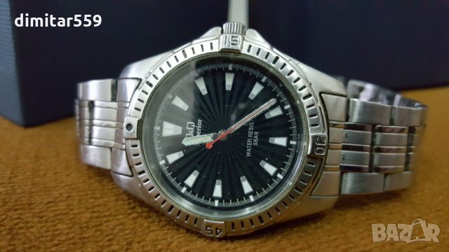 Часовник водоустойчив Q&Q superior, снимка 3 - Мъжки - 27470220