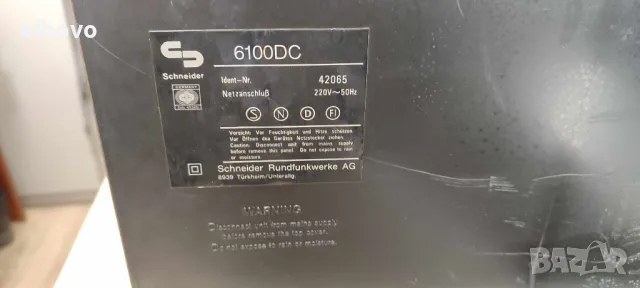 Дек Schneider 6100DC, снимка 4 - Декове - 48379474