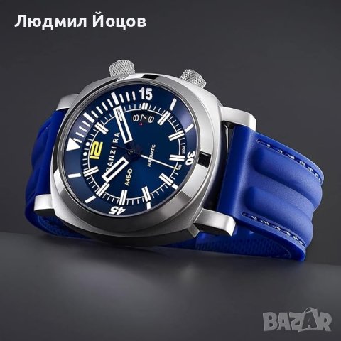 Мъжки часовник Panzera Aquamarine 45D Pro Diver НОВ - 1795.00 лв., снимка 13 - Мъжки - 43213178
