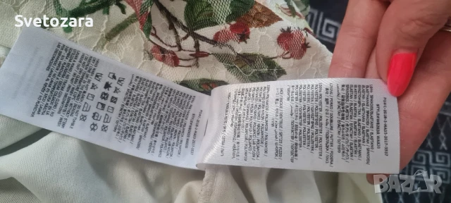 GUESS Los Angeles нежна рокля ,размер S, снимка 4 - Рокли - 51079291