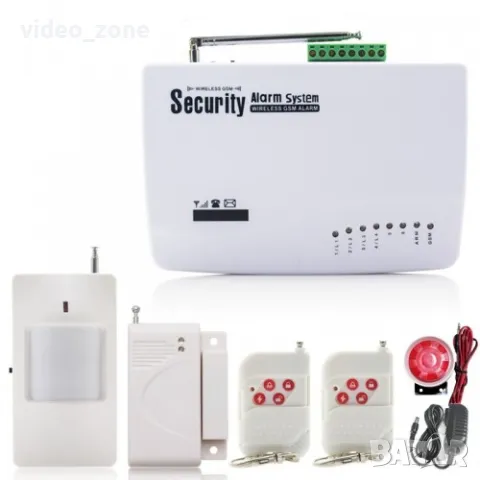 Безжична система аларма за дома, вилата, офиса използваща GSM SIM  карта на произволен оператор
