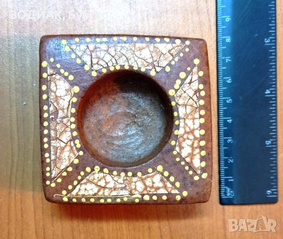 ЛИКВИДАЦИЯ - Комплект 3 броя Поставки за Чаени Свещи от Теракота, снимка 2 - Декорация за дома - 28549011