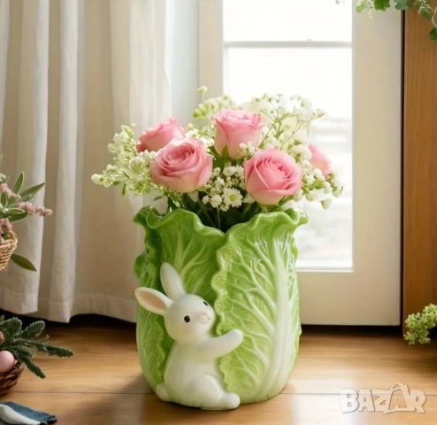 Молд кашпа заек със салата , снимка 7 - Форми - 53062871