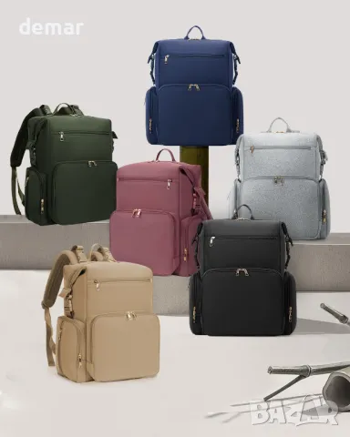 CEI-CEI Неопренова чанта, Раница с подложка за повиване, с изолирани джобове (армейско зелено), снимка 9 - Други - 47422371