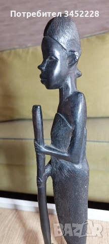 дърворезба масив за ценители височина 38см отлична , снимка 5 - Декорация за дома - 52964719