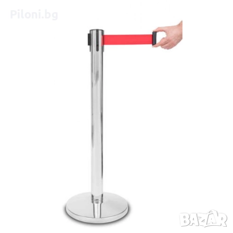 Ограничително колче с червена лента 220 см.