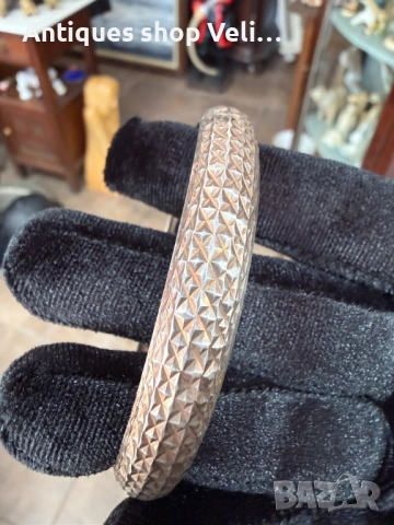 Сребърна гривна №78330, снимка 4 - Антикварни и старинни предмети - 53074203