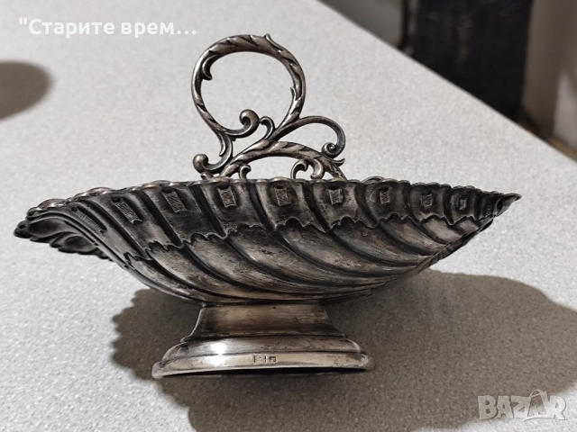 Антикварен Посребрен Лъжичник WMF, снимка 2 - Антикварни и старинни предмети - 52347519