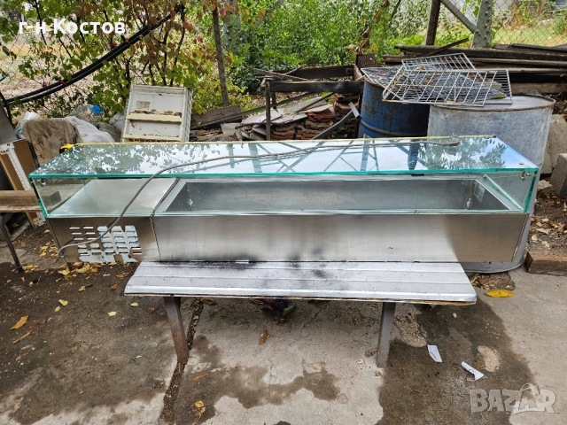 Хладилна Витрина за Дюнер Пицария за заготовки зеленчуци сосове професионална , снимка 3 - Витрини - 51849387