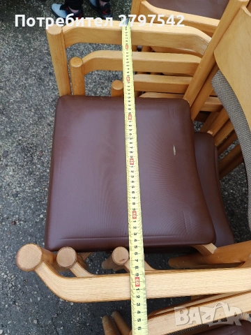 Дървени столове А145, снимка 11 - Столове - 53484083
