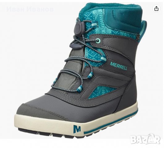 MERRELL БОТУШИ ML-Snow Bank 2.0  номер 34, снимка 4 - Бебешки боти и ботуши - 39165491