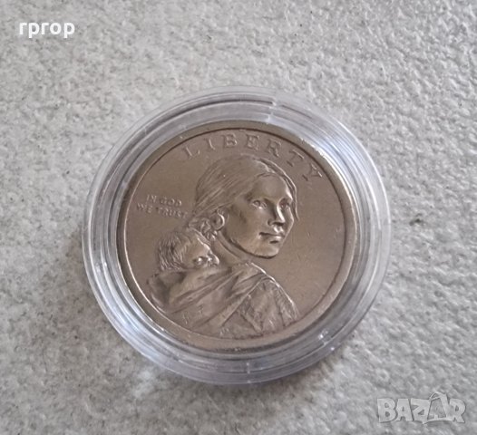 Оригинална монета.САЩ.. Един Американски долар 2000 г., снимка 4 - Нумизматика и бонистика - 39629707