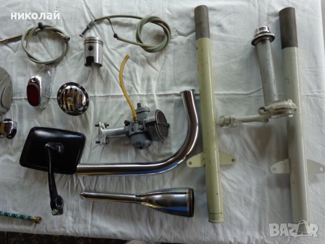 Части за ретро мотоциклет Балкан 50 Люлин нови и употребявани оригинални Н. Р. България