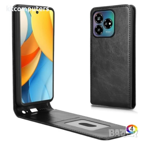 ZTE Axon 60 Lite / Blade V60 Design / Blade V60 Vita Magnetic/ Card Slot Кожен Калъф и Скрийн Протек