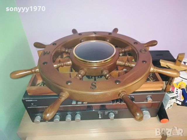 ДЪРВЕН РУЛ-МАСИВЕН И ОГРОМЕН, снимка 5 - Колекции - 28793639