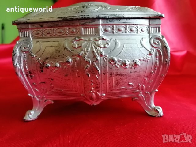 Стара Френска БАРОКОВА Кутия за Бижута, снимка 2 - Антикварни и старинни предмети - 38776621