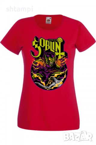 Дамска Тениска Green Goblin,Изненада,Повод,Подарък,Празник, снимка 8 - Тениски - 37642585