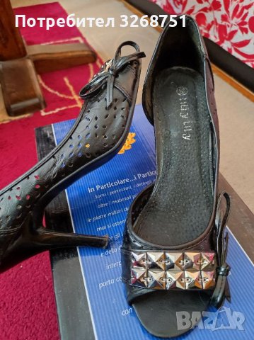 Сандали на ток, снимка 3 - Дамски обувки на ток - 37555600