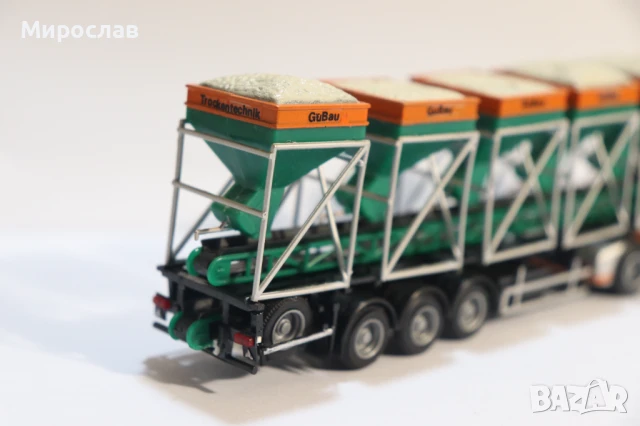 HERPA 1:87 H0 MAN ТИР КАМИОН ИГРАЧКА КОЛИЧКА МОДЕЛ, снимка 12 - Колекции - 50767219