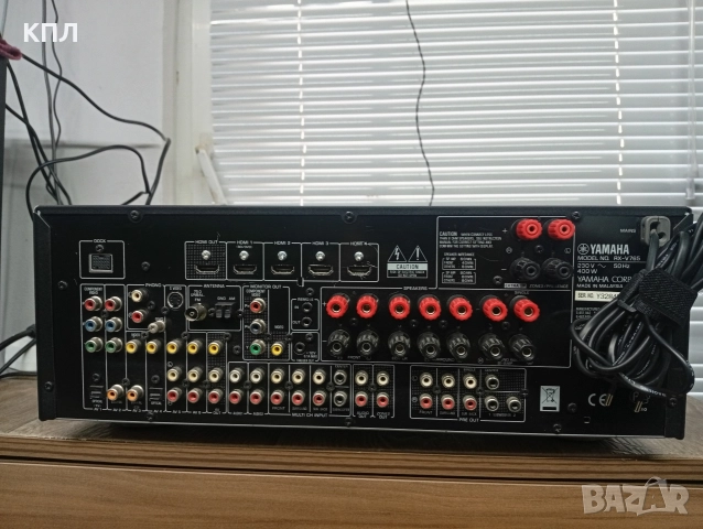 7.2 канален ресивър Yamaha RX-V 765, снимка 8 - Ресийвъри, усилватели, смесителни пултове - 52774321