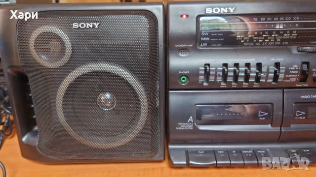 Радиокасетофон Sony CFS-W455L, снимка 2 - Радиокасетофони, транзистори - 53513757