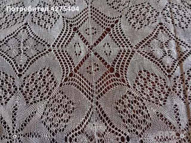 Ръчно плетена кувертюра за спалня, снимка 2 - Декорация за дома - 49688381