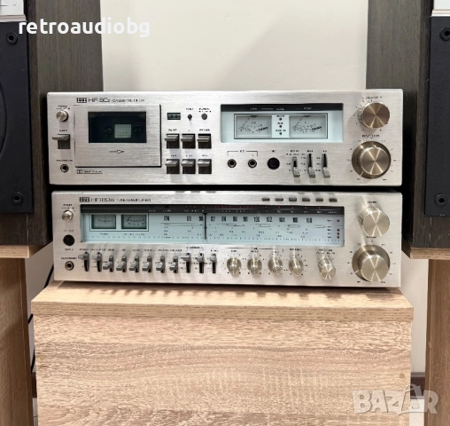 🔉Винтидж аудио сет ITT ресивър - усилвател с радио HIFI 8033, Дек HIFI 8021 + опция колони ITT🔉, снимка 2 - Аудиосистеми - 52943951