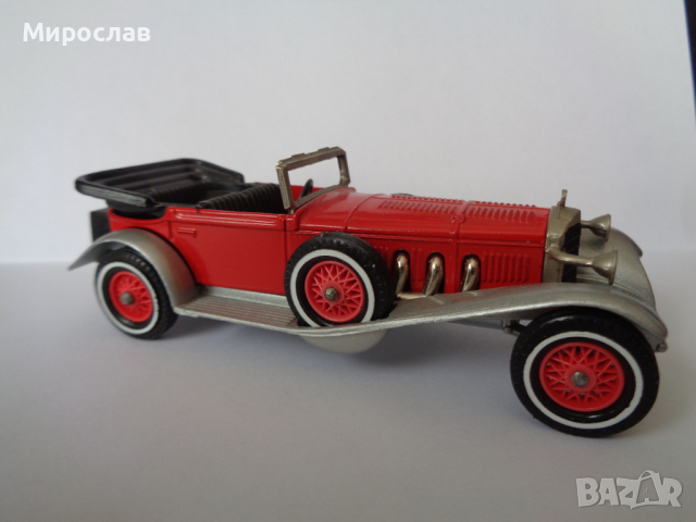 1:43 MATCHBOX MERCEDES BENZ 1928 КОЛИЧКА РЕТРО МОДЕЛ, снимка 3 - Колекции - 44908442