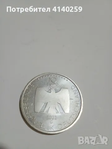 Германия монета 10 Евро 2002 г , снимка 1