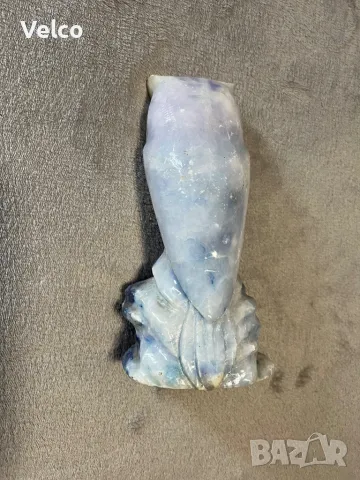 сова от алабастър , снимка 2 - Антикварни и старинни предмети - 49968561