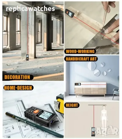 лазерна ролетка 50м, снимка 3 - Измервателни инструменти - 47394956