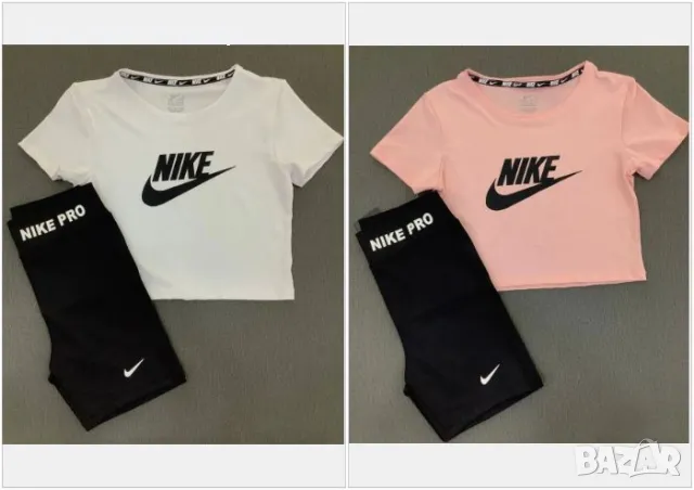 Nike Дамски Летен Комплект👚🩳Дамски Къс Екип Найк - Налични Различни цветове Код LFS444