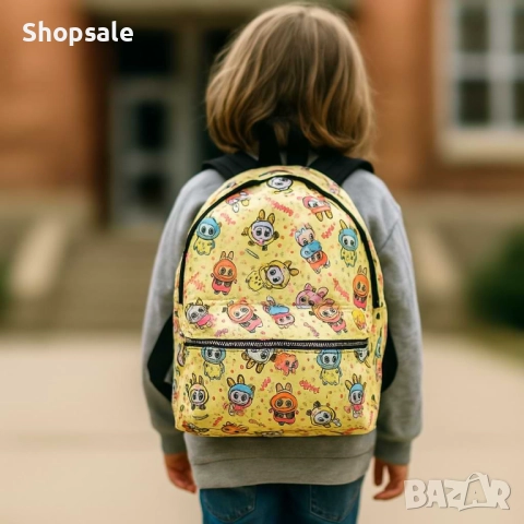 Детска раничка с весели герои – удобство и настроение за всяко дете Лабубу, снимка 5 - Раници - 52056464